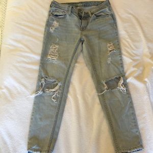 Urban outfitters boyfriend jeans light wash
